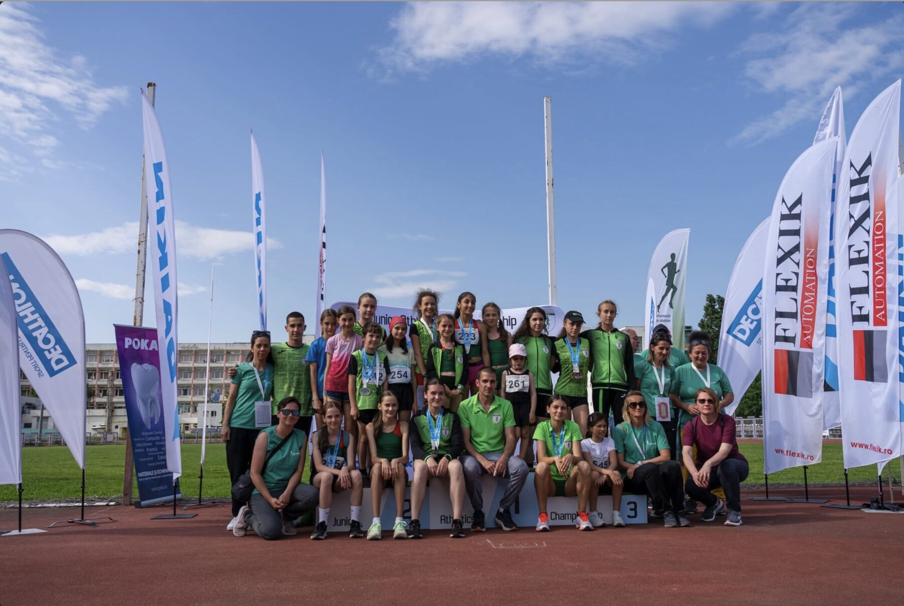 Echipa CS Athletics Timișoara